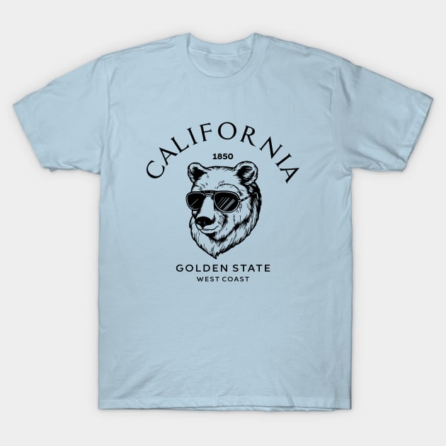 Bear and california T-Shirt by My Happy-Design